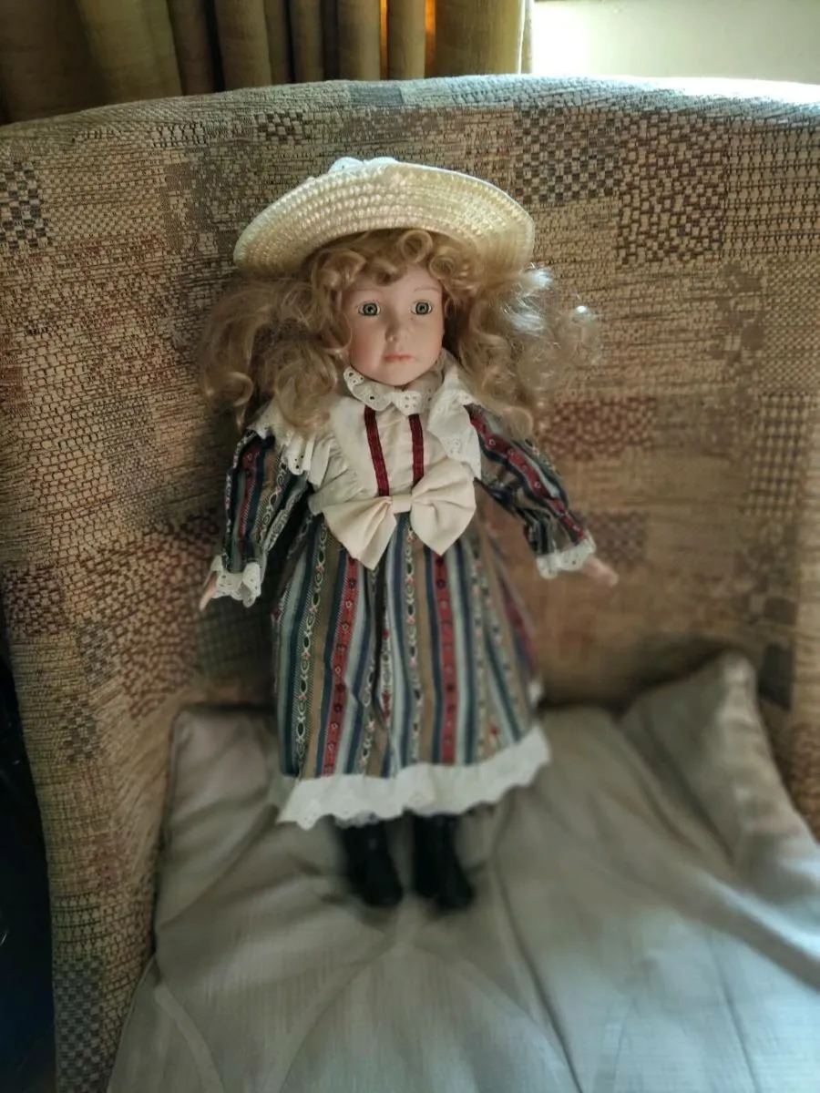 Vintage Porcelain doll - Image 2
