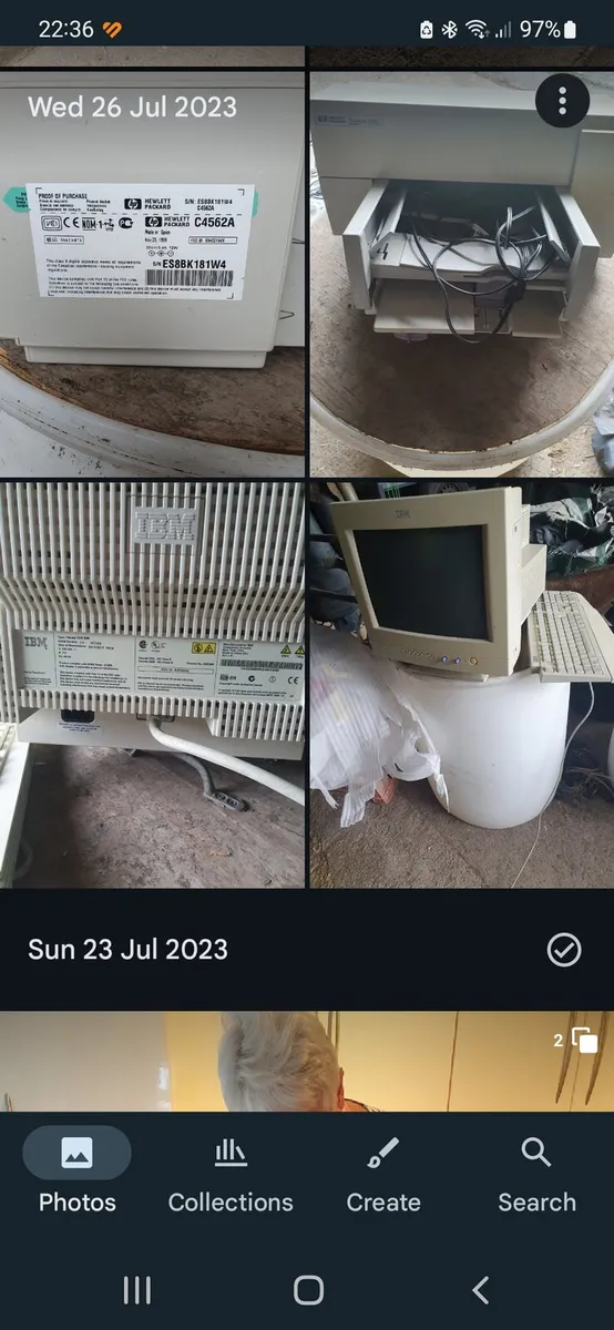 Old desktop computer