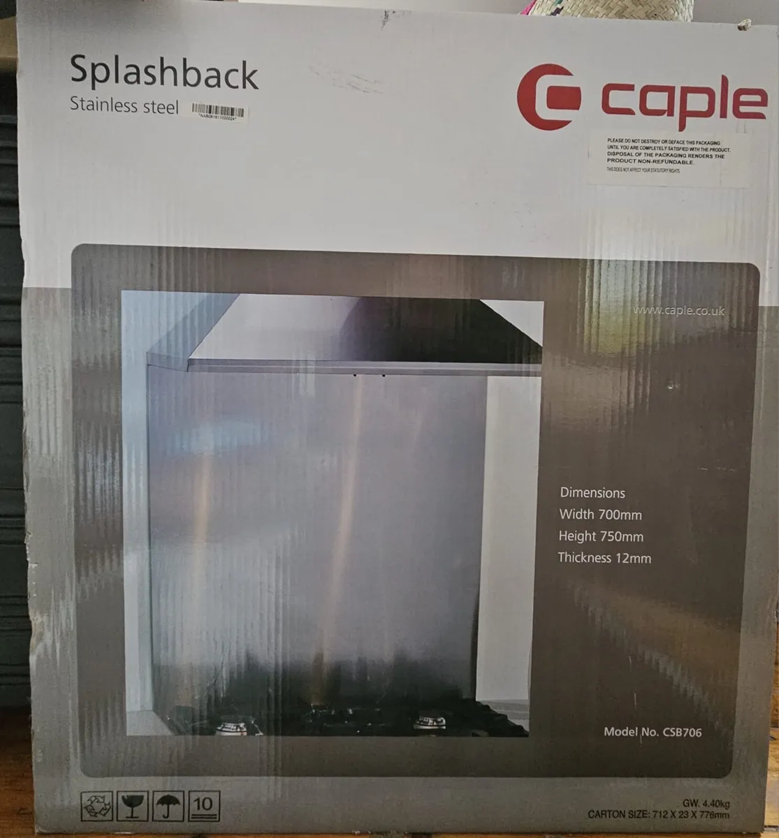 Splashback Stainless Steel - Image 2