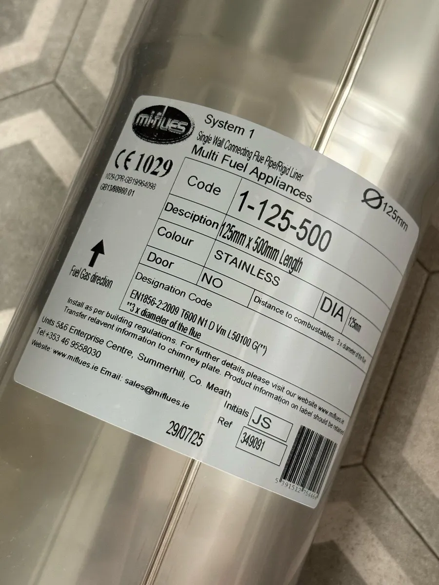 45 degree Flue kit for stove - Image 3