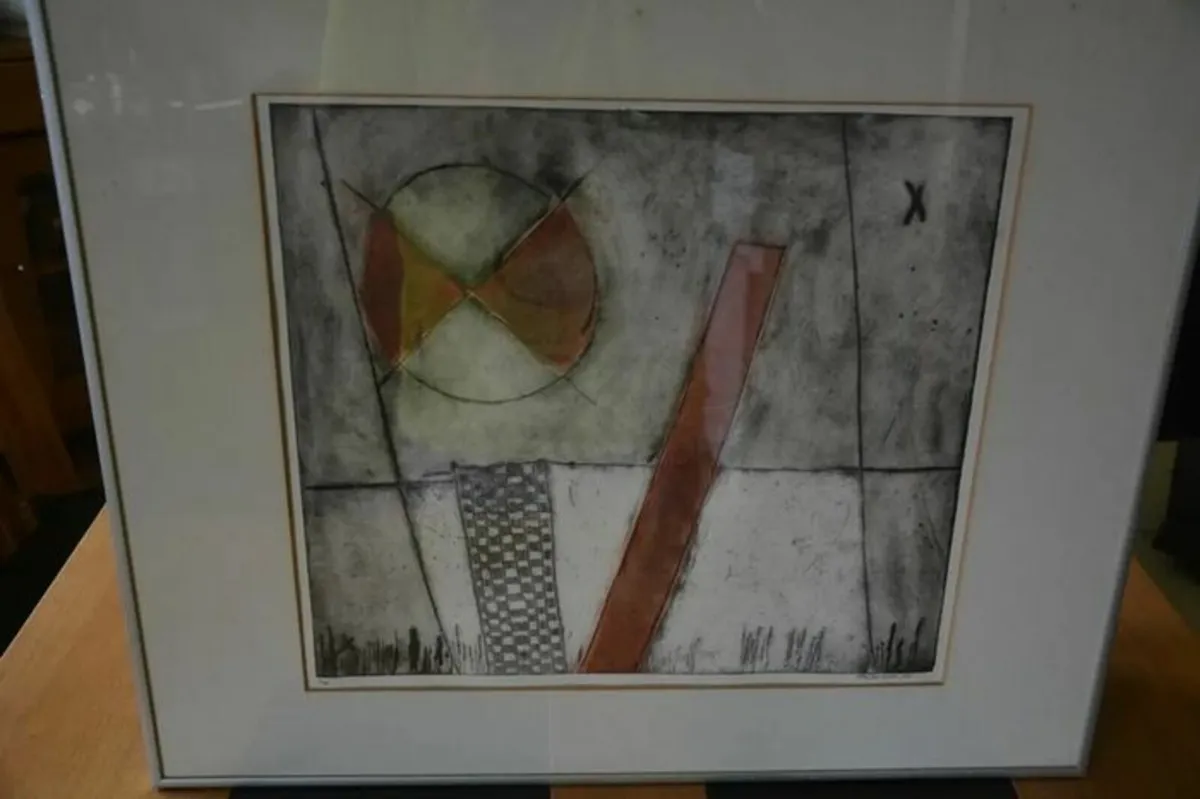 Modern drypoint etchings by Marjan Smit. - Image 2