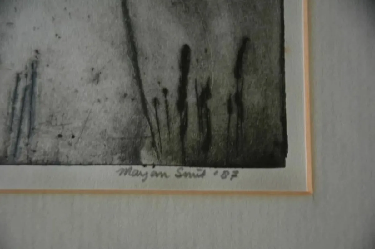 Modern drypoint etchings by Marjan Smit. - Image 3