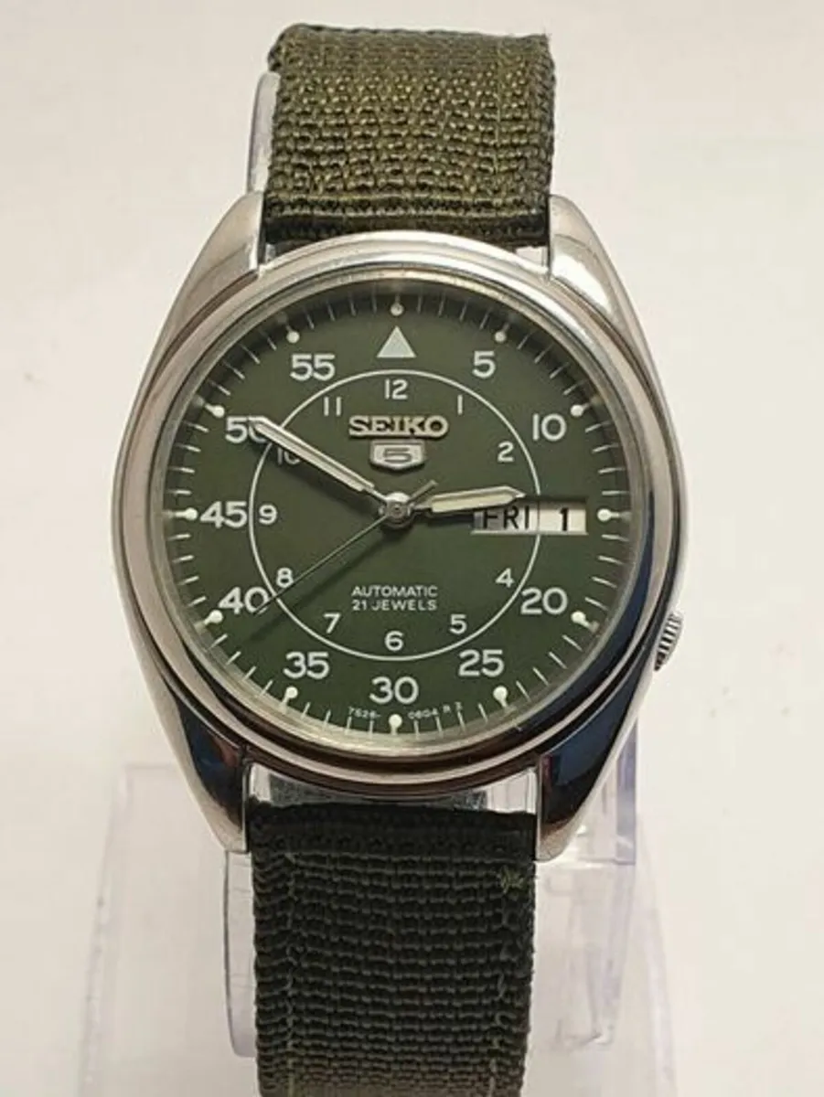 Seiko 5 automatic military watch - Image 4