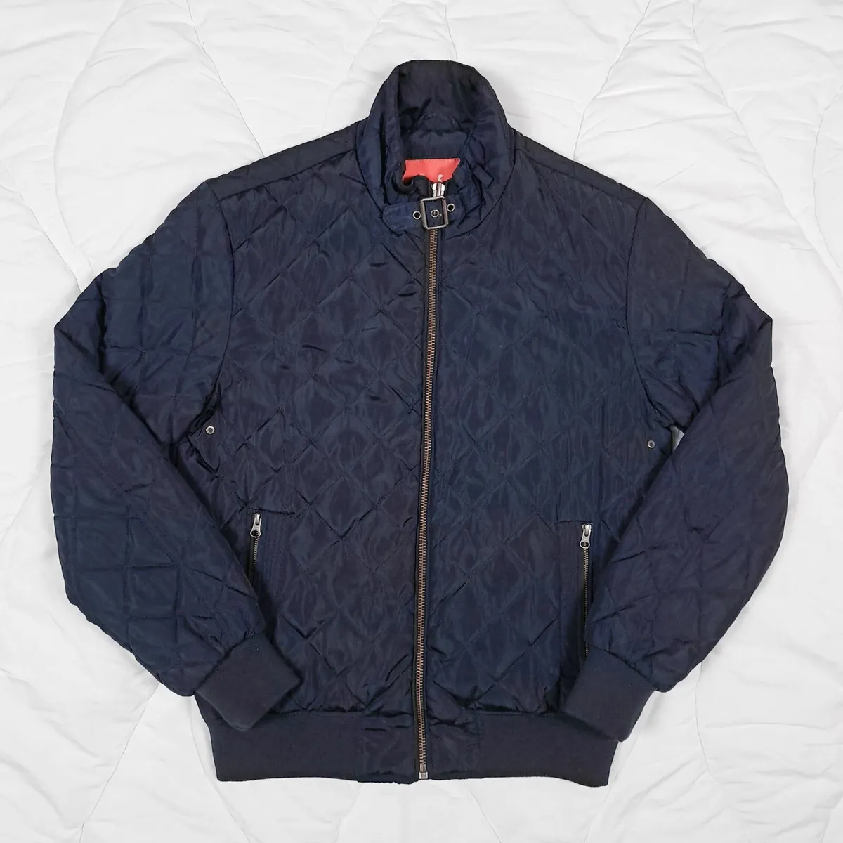 6th Sense Navy Blue Lightweight Quilted Jacket L - Image 1