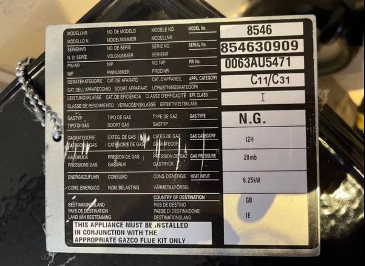 Gas fire stove / fireplace - Image 2