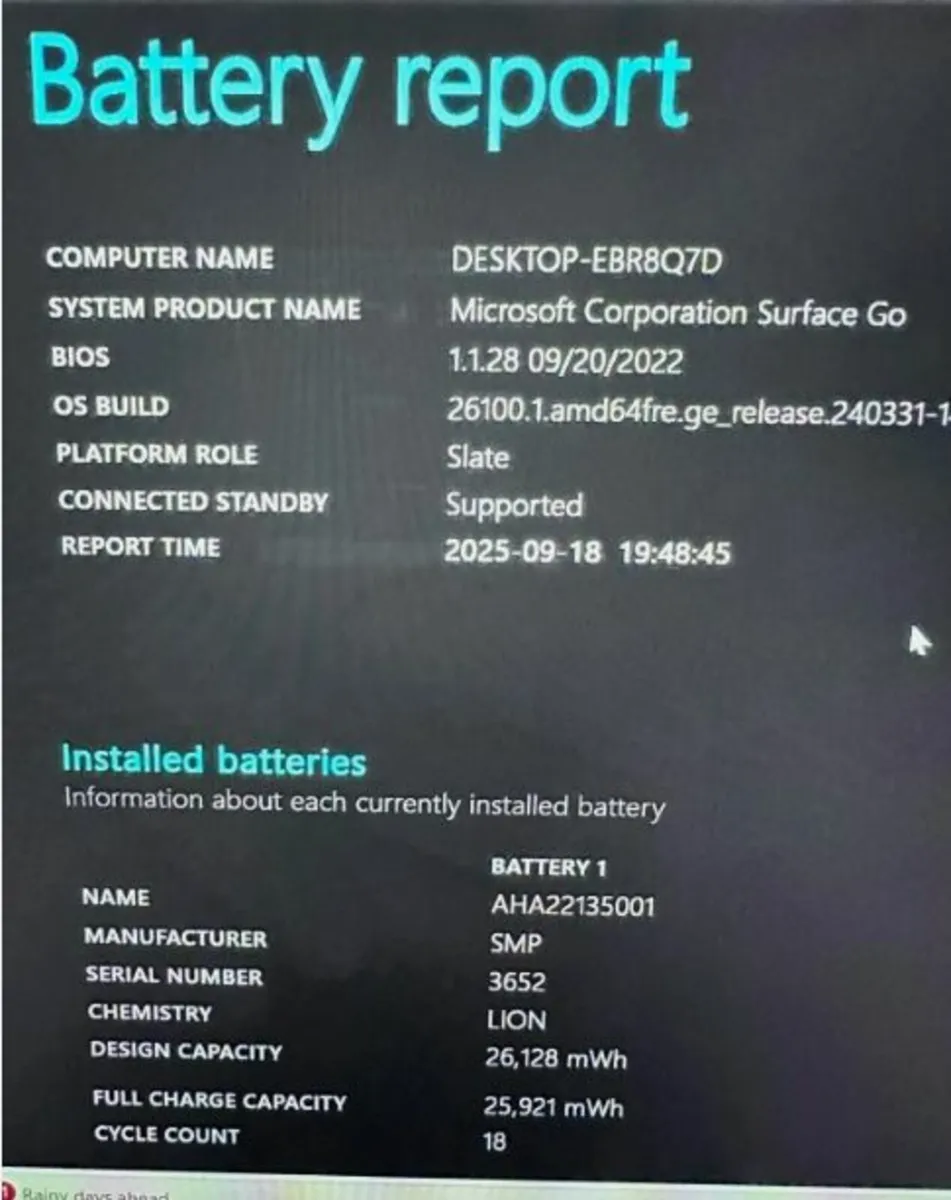 Surface Go LTE SIM Slot 1825 8GB 128GB Win 11 Pro - Image 3