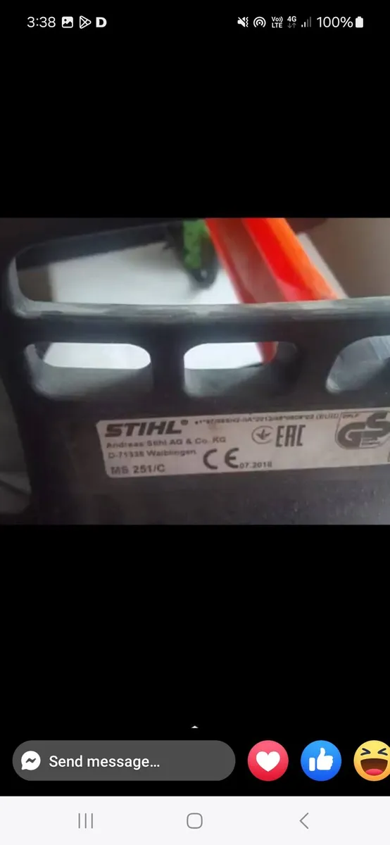 Sthil Ms251 farm Boss as New - Image 4