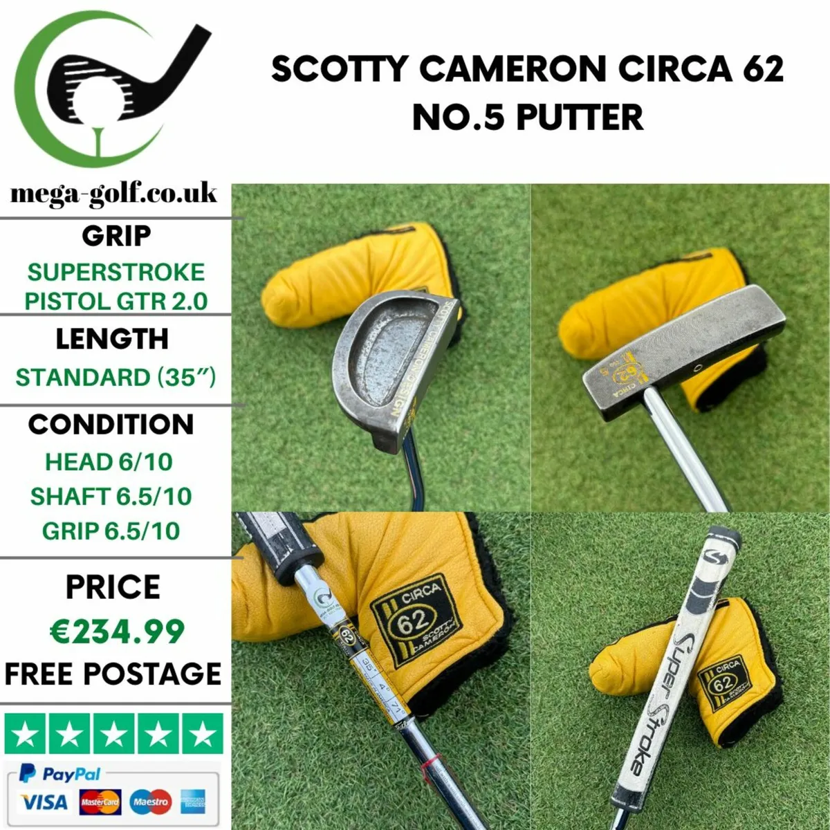 Scotty Cameron Circa 62 No.5 Putter / 35″ - Image 1