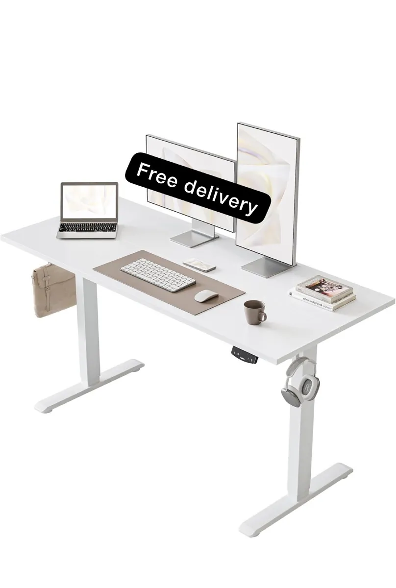 Electric Standing Desk, 120 x 60 cm Height Adjusta - Image 1
