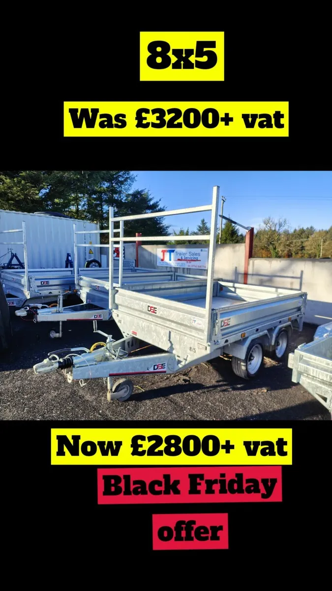 8x5 drop side (black Friday deal) - Image 1