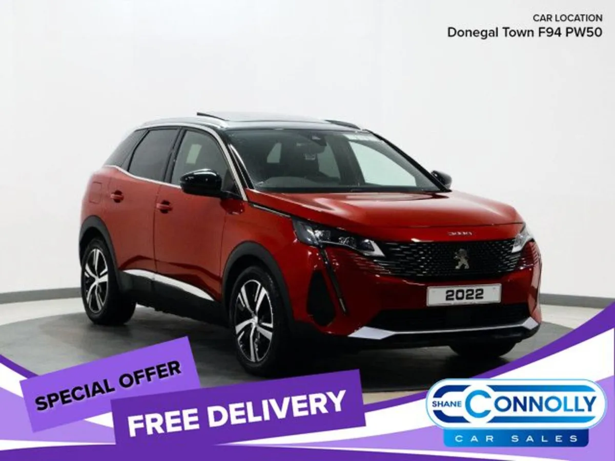 *109* 2022 Peugeot 3008 1.6 GT PREMIUM - Image 1