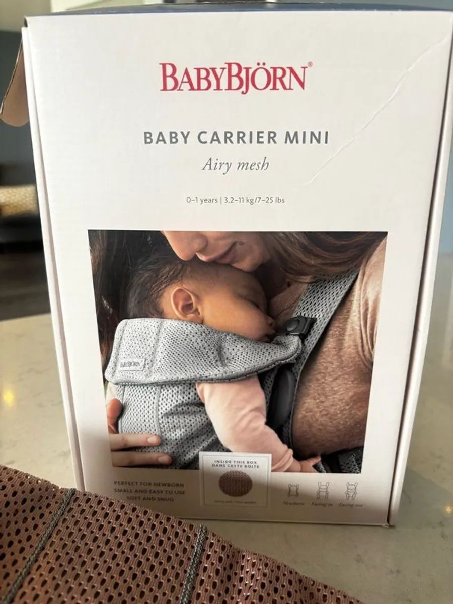 Baby Bjorn airy mesh mini Dusty Pink - Image 4