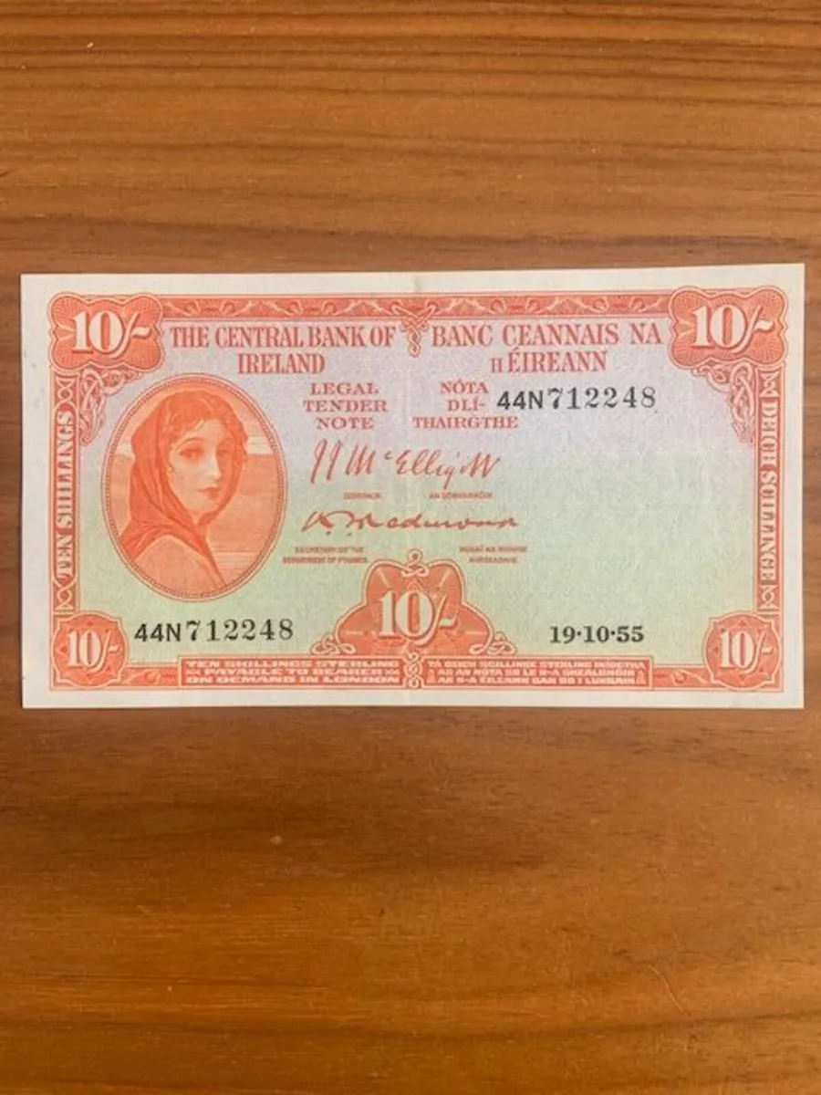 10 Shilling Lavery Note - 150 Euros - Image 1