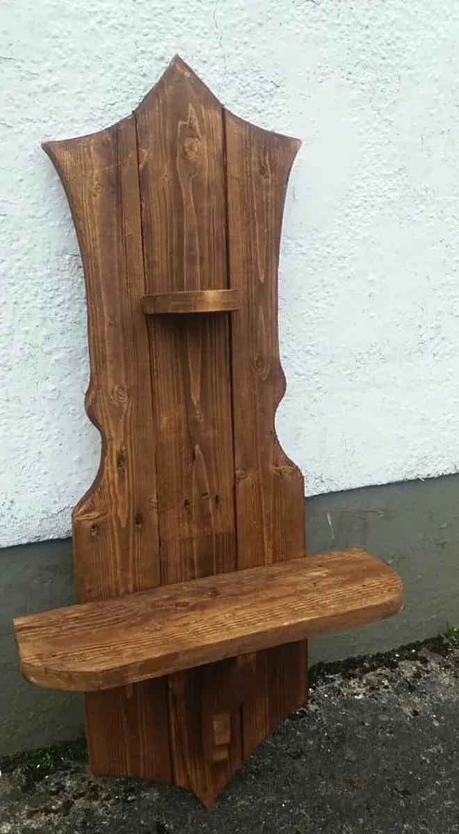 Rustic floating shelved display / storage - Image 2