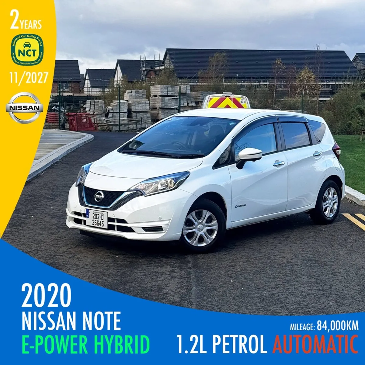 2020 Nissan Note E-Power Hybrid Automatic 84,000km - Image 1