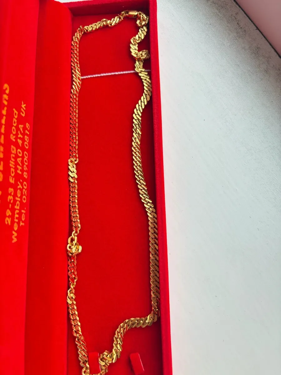 22ct Solid Gold Men’s Chain – 30.8g - Image 2