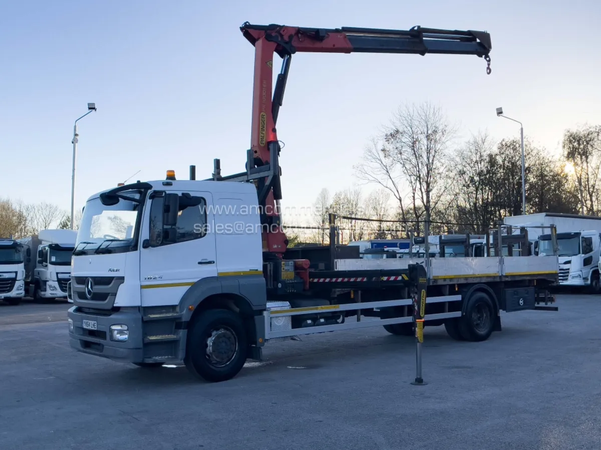 2014 (64) MERCEDES-BENZ AXOR CRANE MOUNTED FLATBED - Image 3