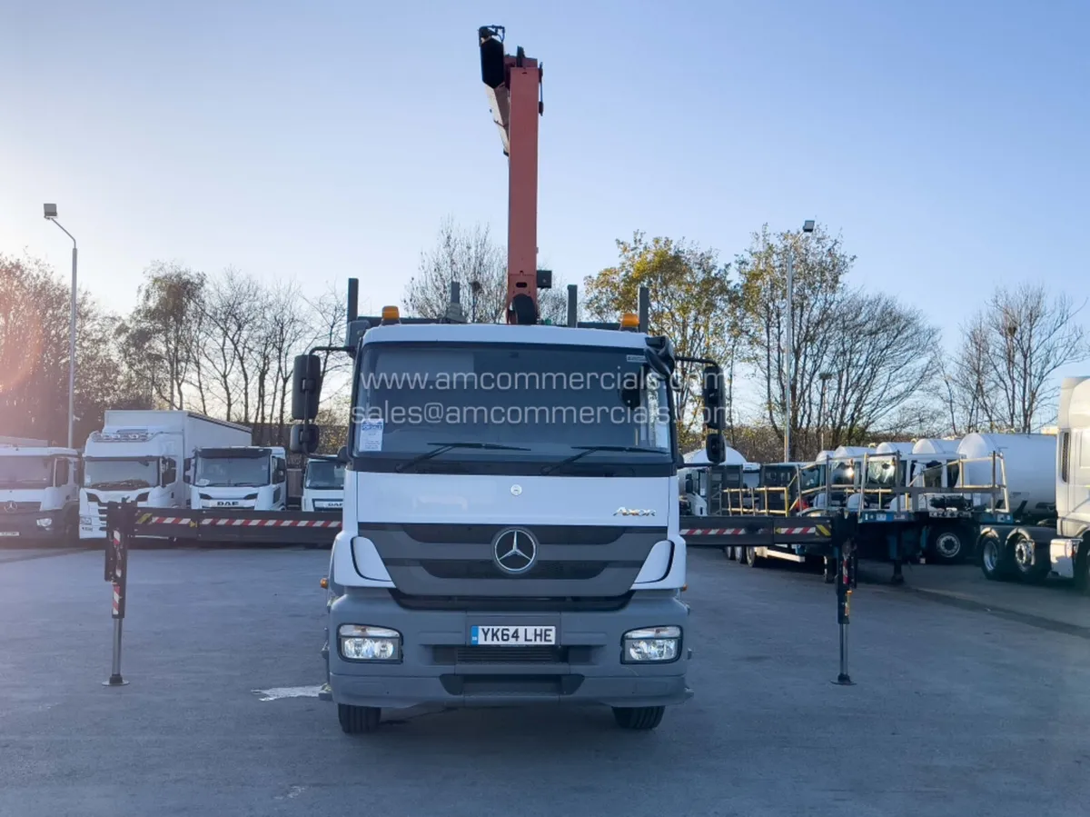 2014 (64) MERCEDES-BENZ AXOR CRANE MOUNTED FLATBED - Image 2