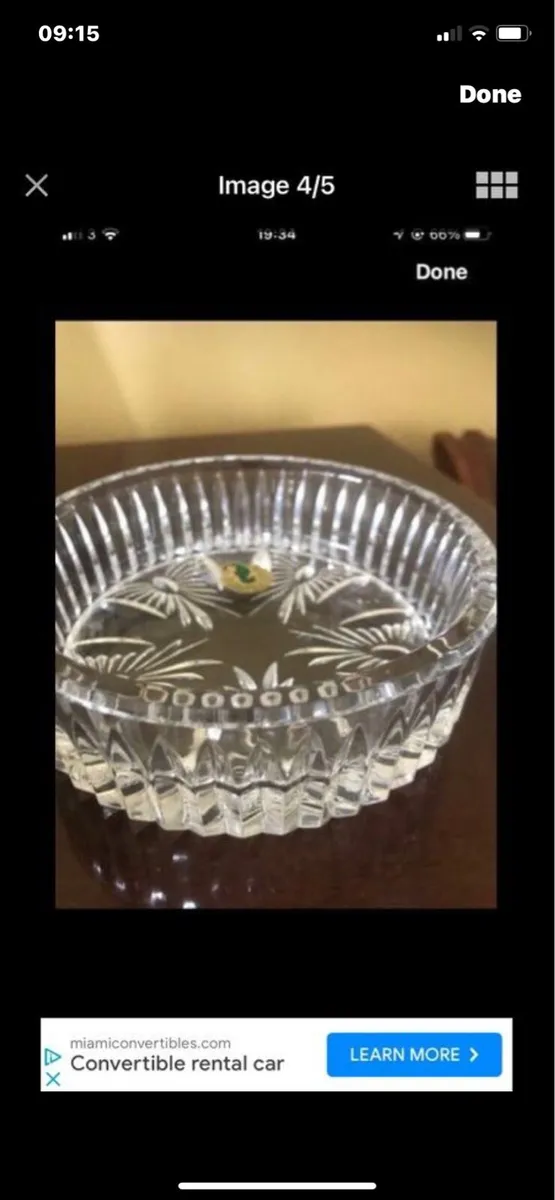 Waterford Crystal Millennium Wine Bottle Coaster - Image 4