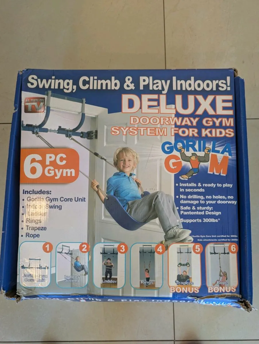 Kids indoor swing and gym set - Image 1