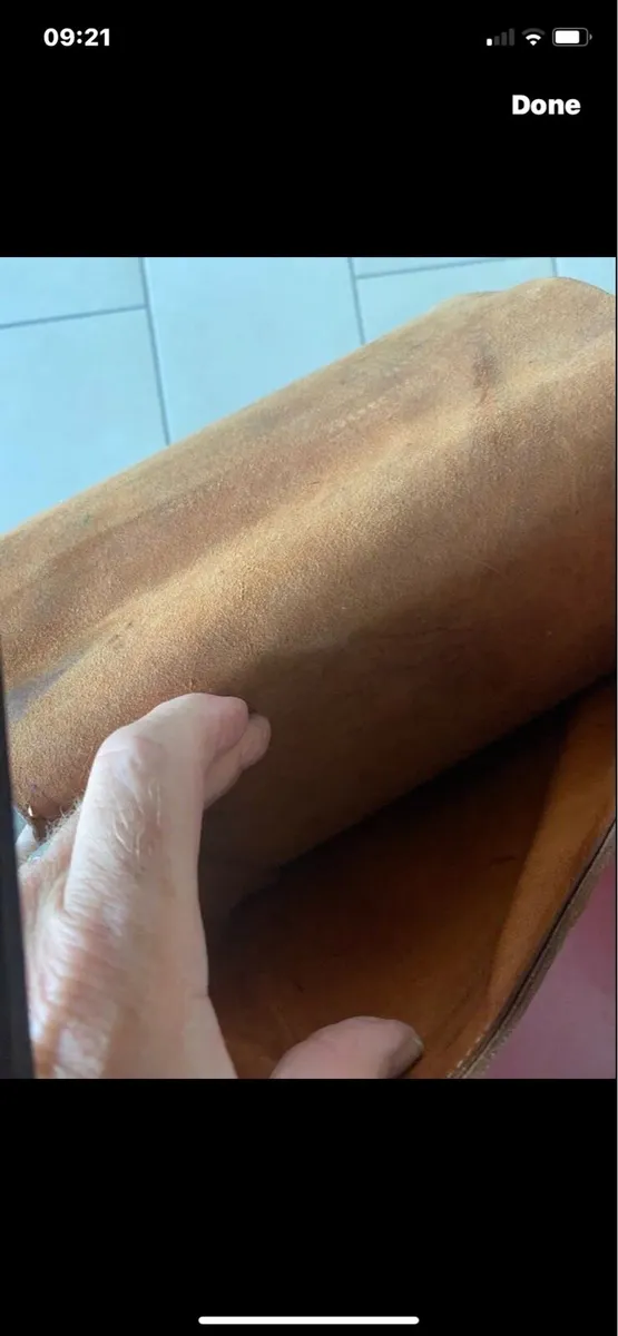 Vintage Leather Satchel - Image 4