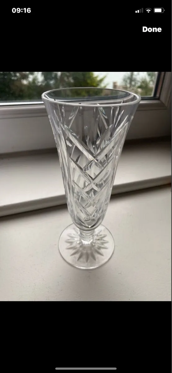 Vintage Waterford Crystal Vase - Image 1