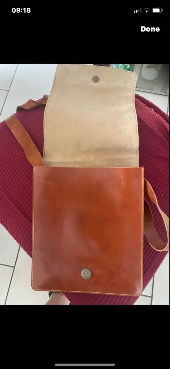 Leather Shoulder Bag - Image 1