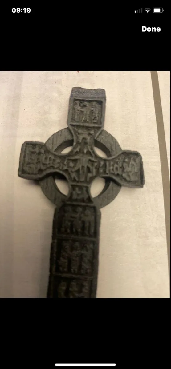 Monasterboice Cross In Turf - Image 4
