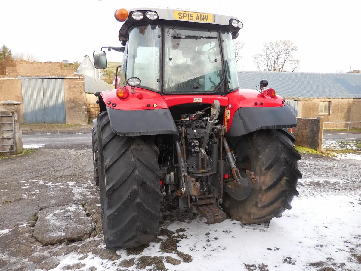 2015 MASSEY FERGUSON 6616 AND LOADER - Image 2