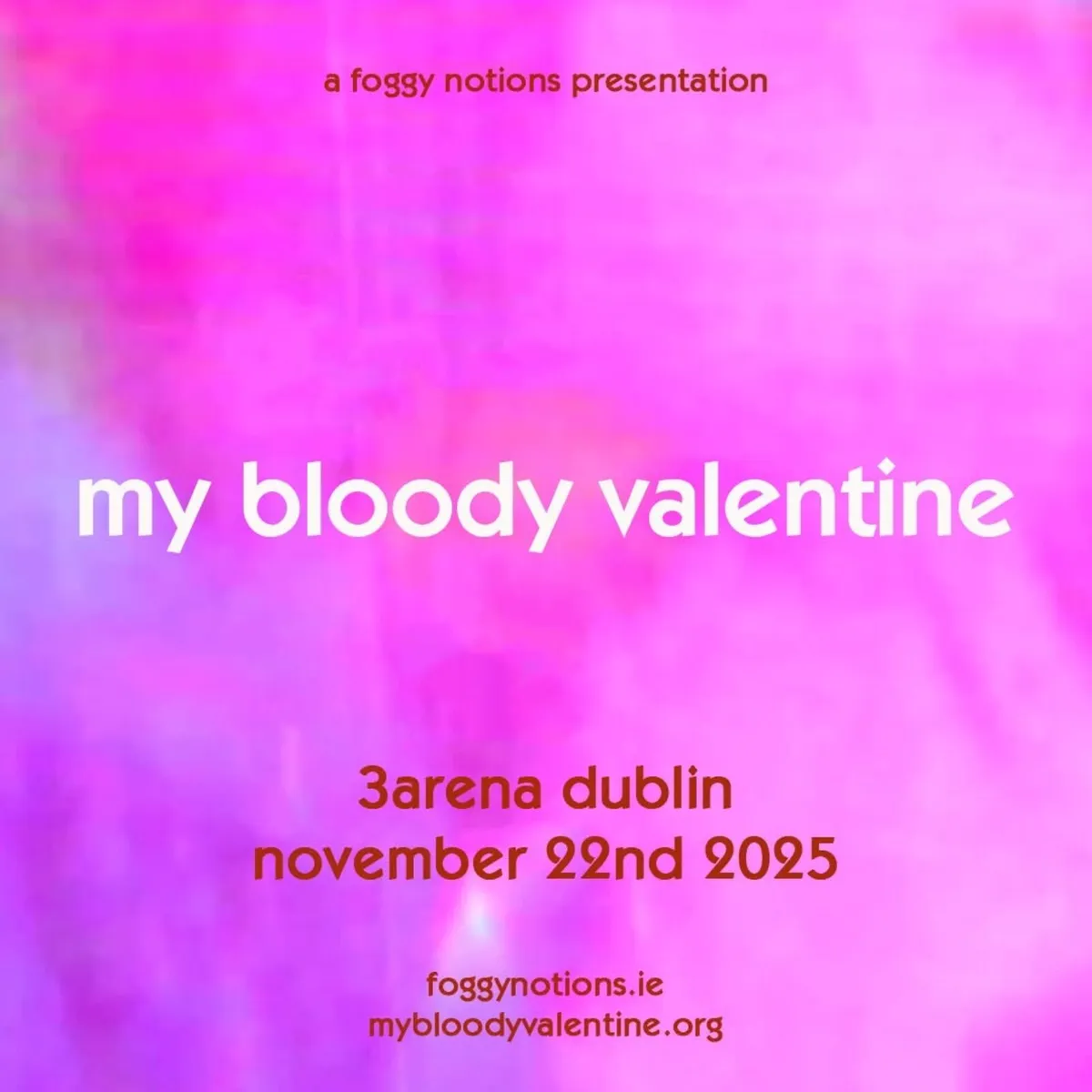 My Bloody Valentine x 2 Standing Dublin