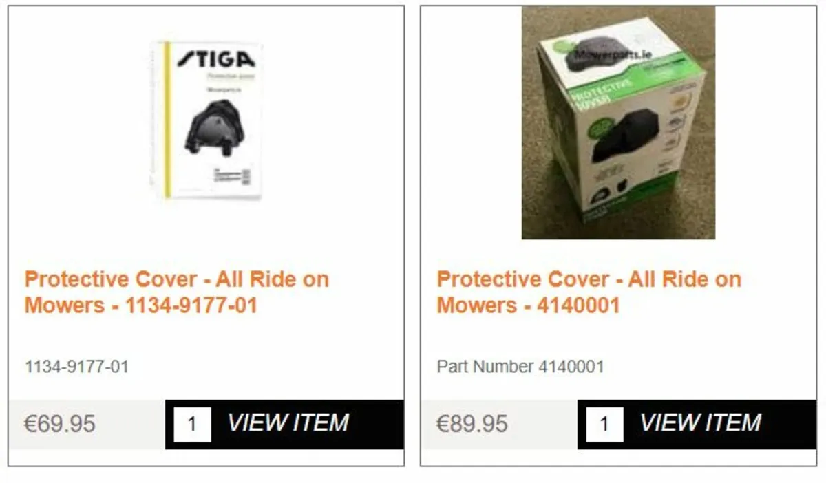 Stiga Ride-on Lawnmower Cover - Image 2