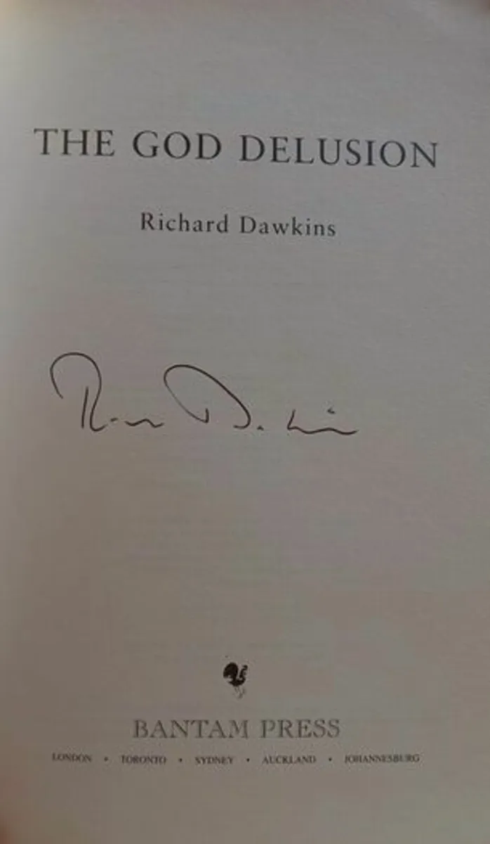 Richard Dawkins The God Delusion signed - Image 1