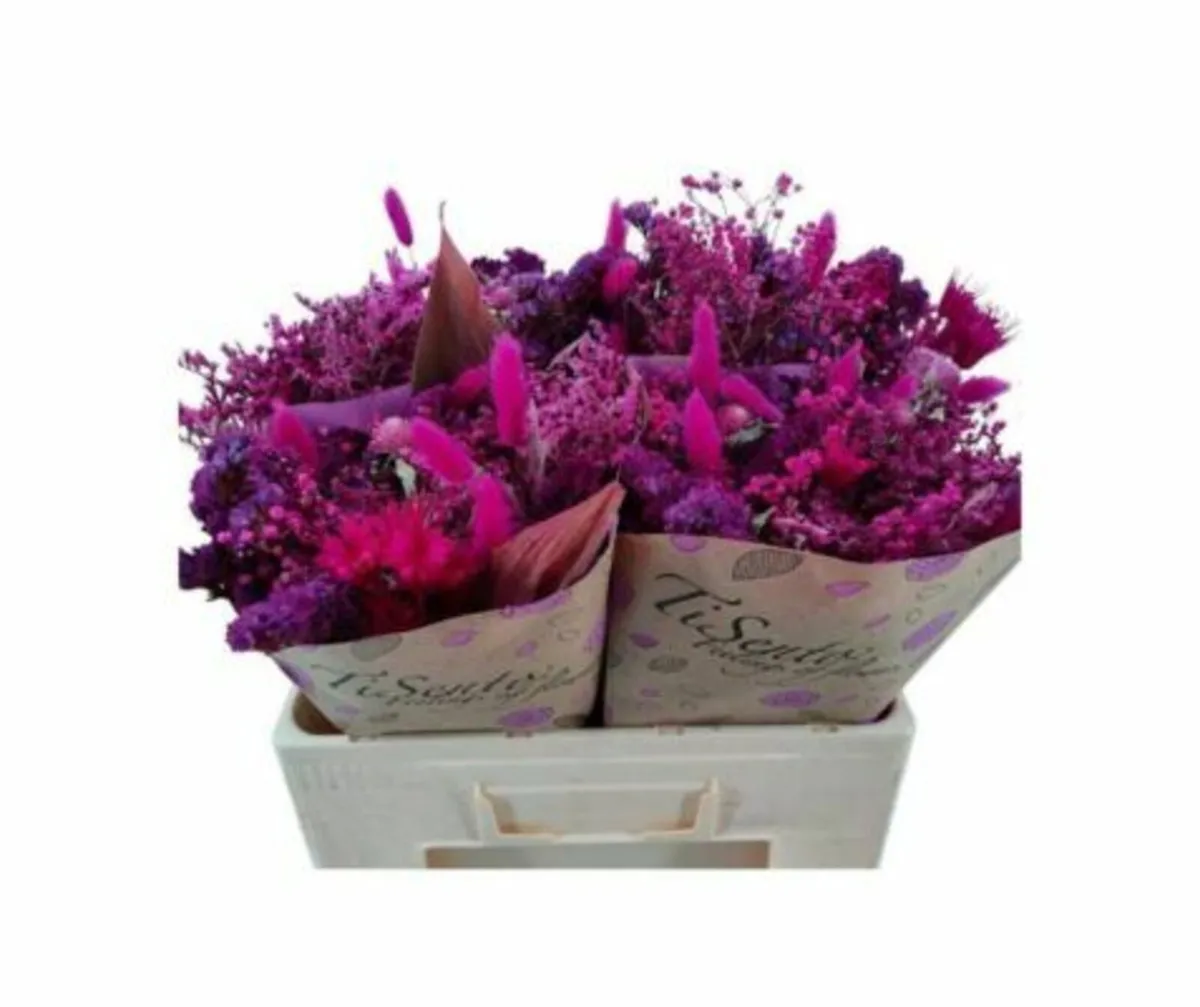 Dried Flower Bouquet Lilac