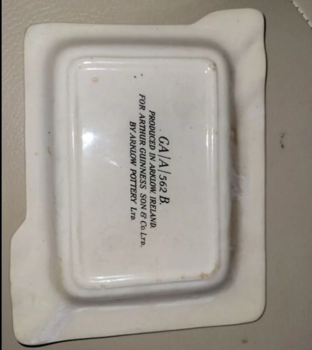 Guinness is Good for You Arklow Pottery Ashtray - Image 2