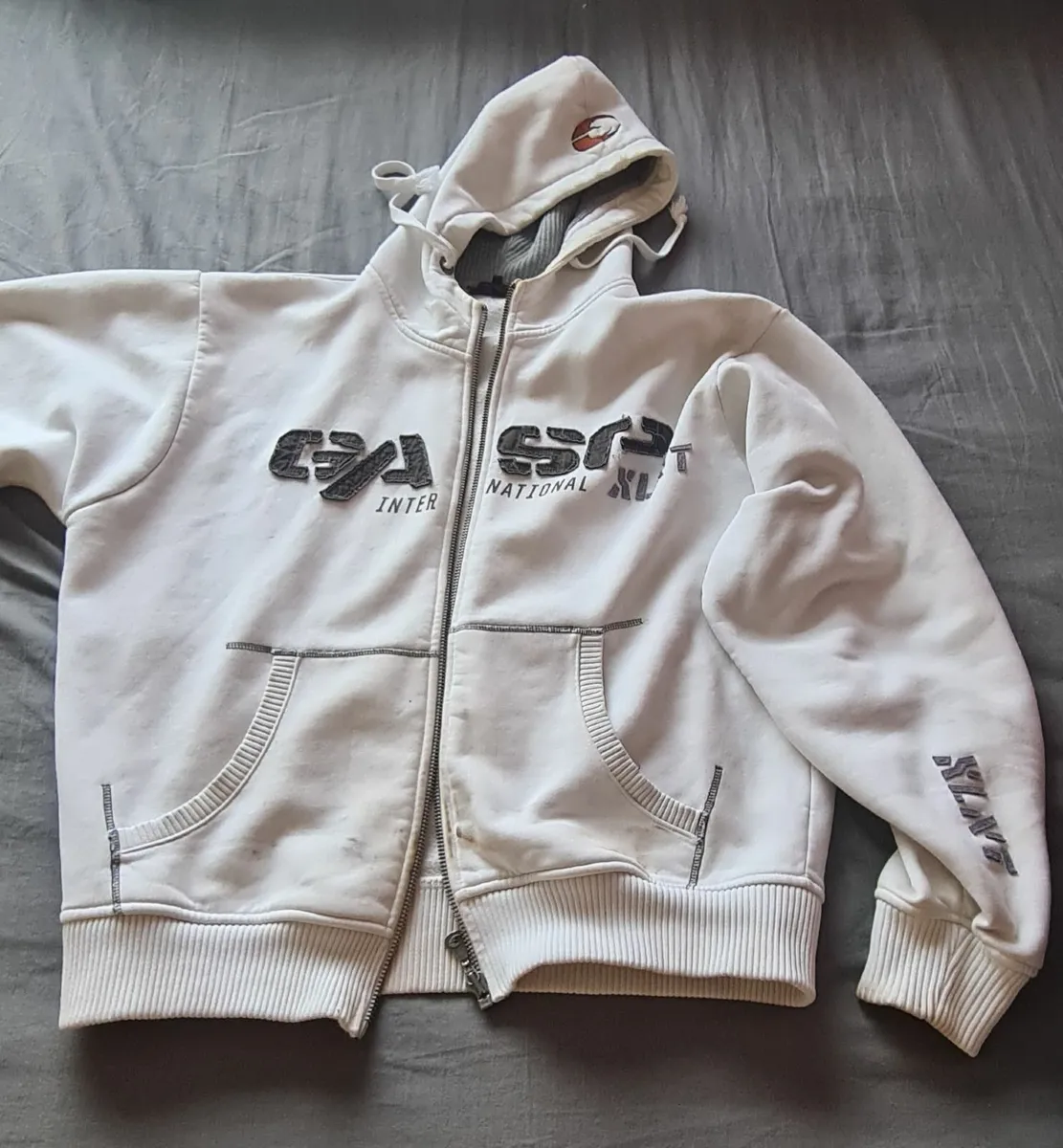 GASP 1.2 lbs Hoodie – White (Size XL) - Image 2