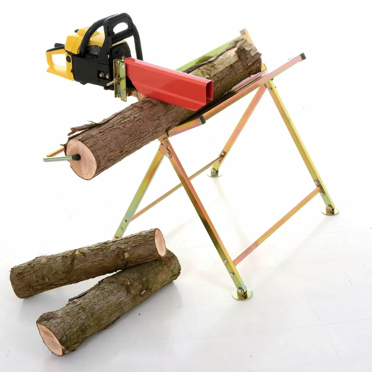 NEW Foldable Saw Horse Chainsaw Holder Foldable - Image 1