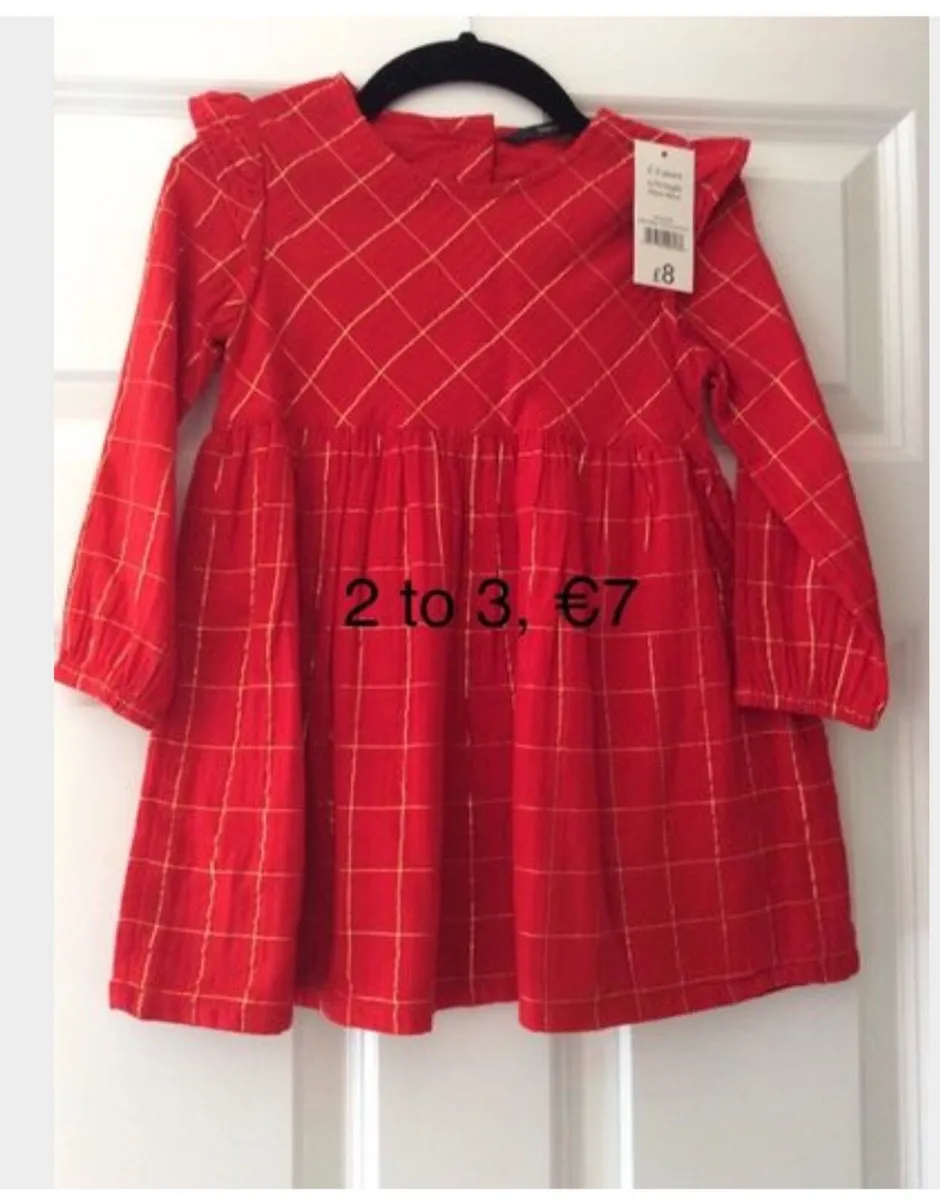 Christmas dress , 2 to 3, brand new