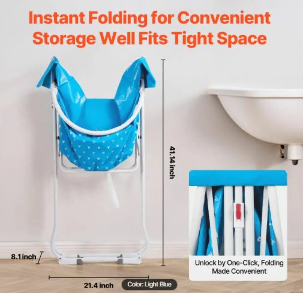 Portable Dog Bathtub, Elevated & Foldable Space - Image 2