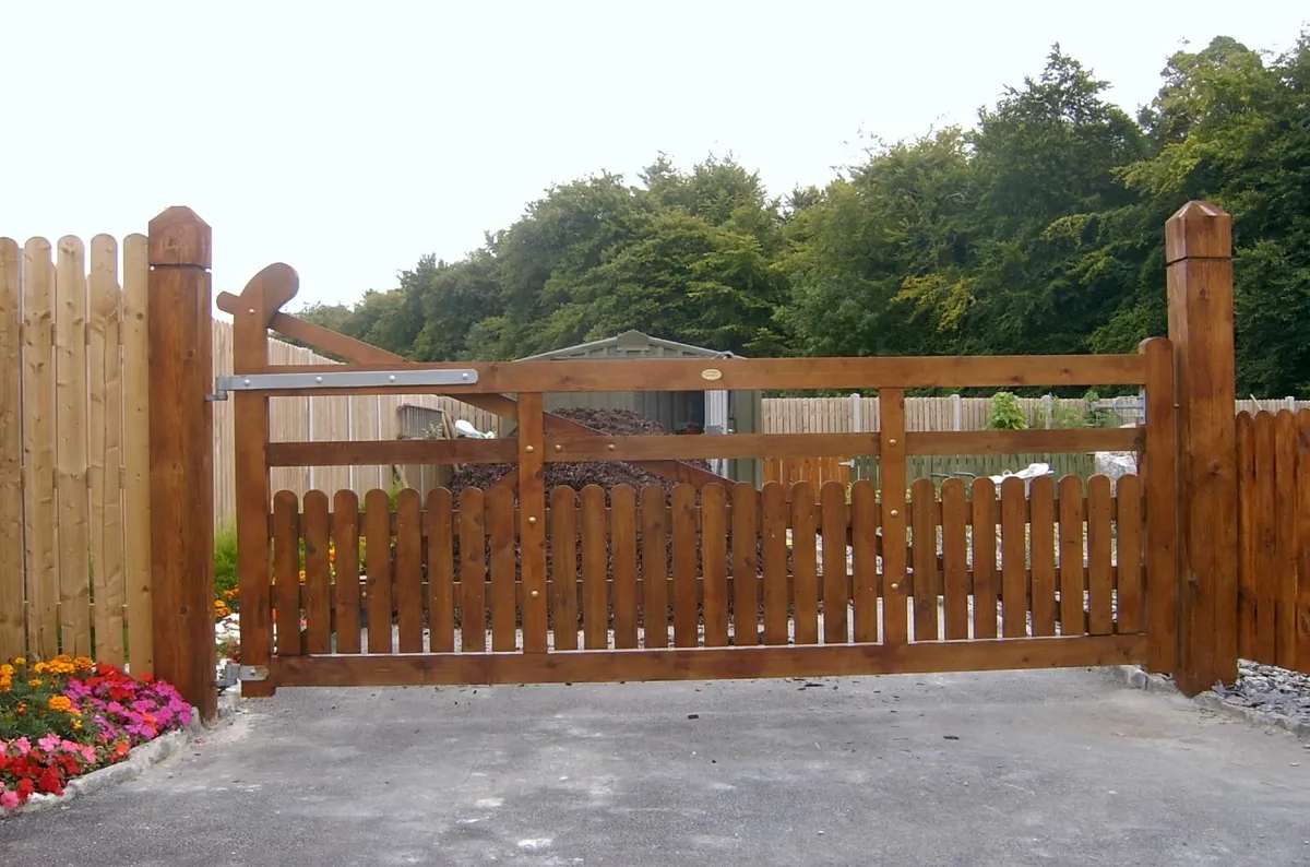 Spring Garden Timber Gate- Made to order - Image 1