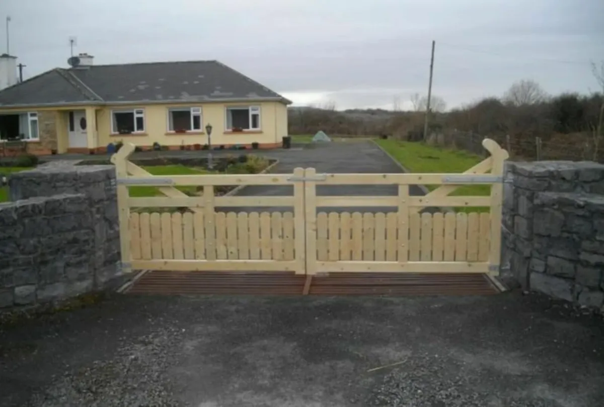 Traditional Wood Farm Gates- Made to order - Image 4