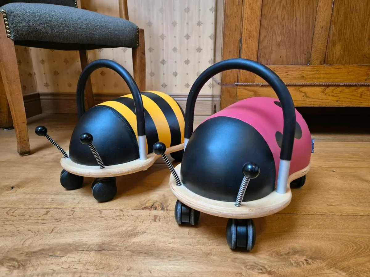 Wheelybug Toddler Wooden Ride-On - Image 1