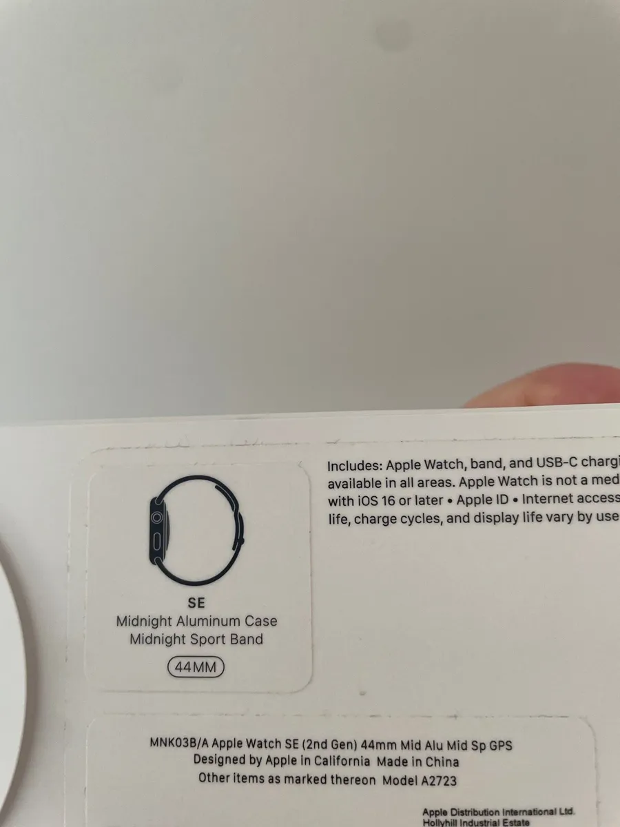 Apple Watch SE 2 44mm Midnight Black - Image 2