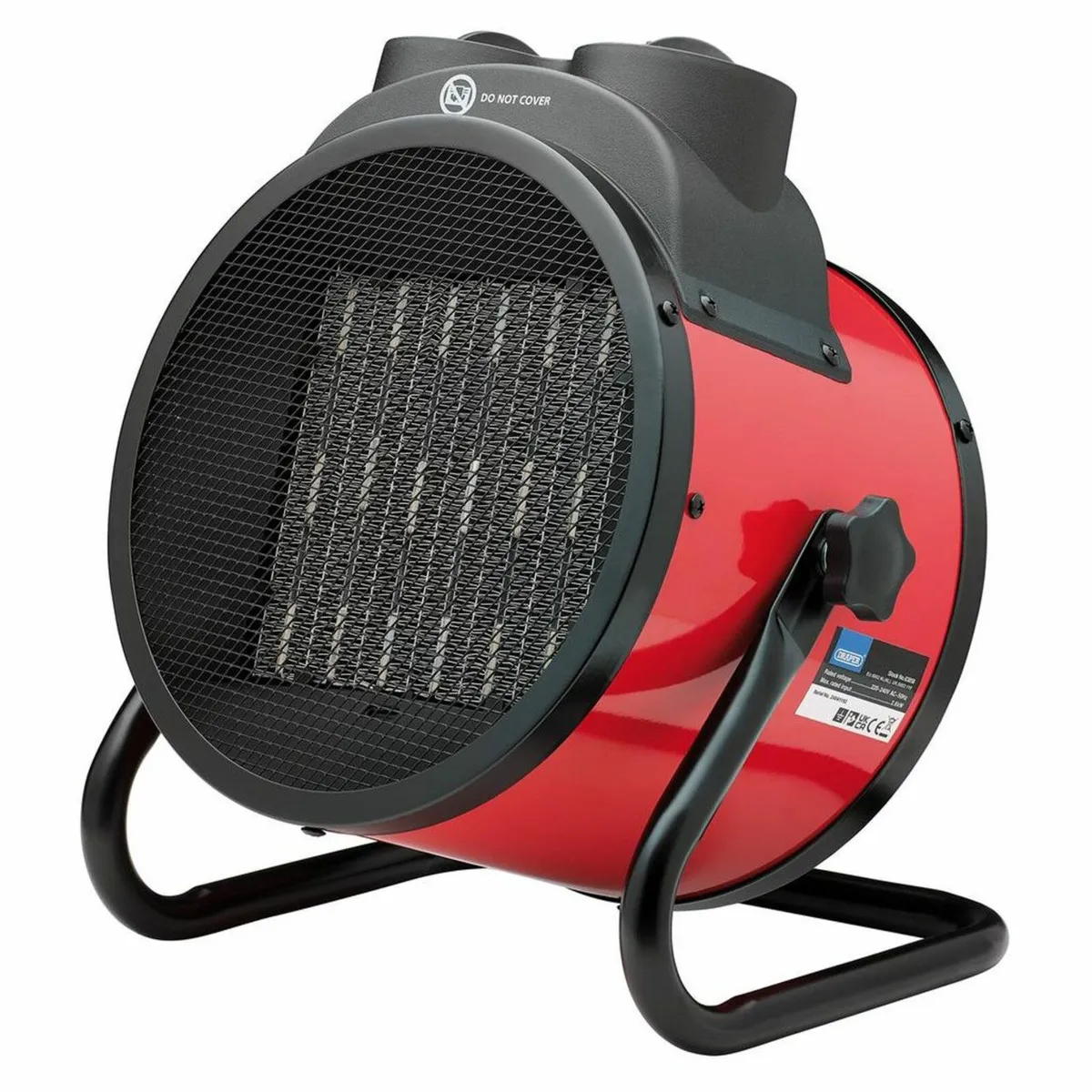 Draper 230V PTC Electric Space Heater, 2.8kW, - Image 1