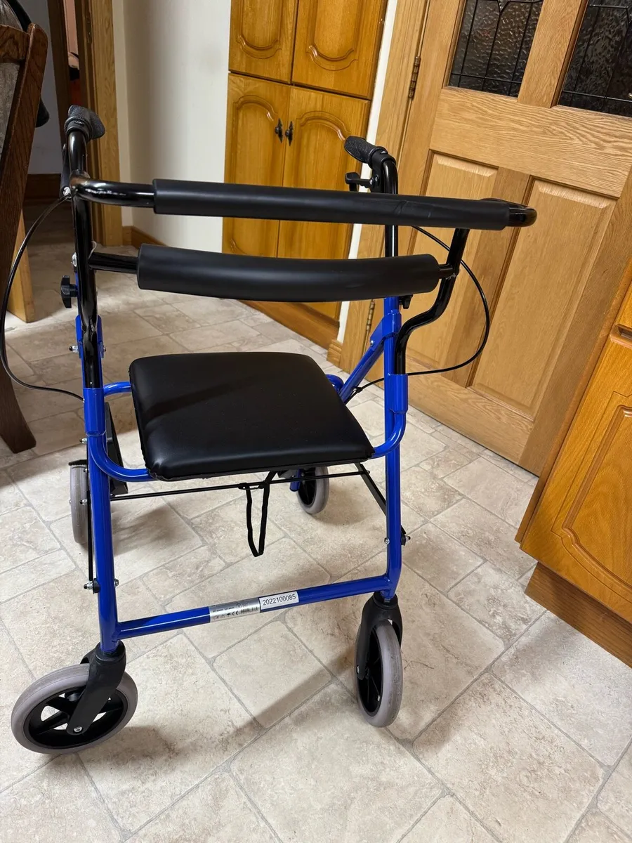 4 Wheel Steel Rollator - Image 1