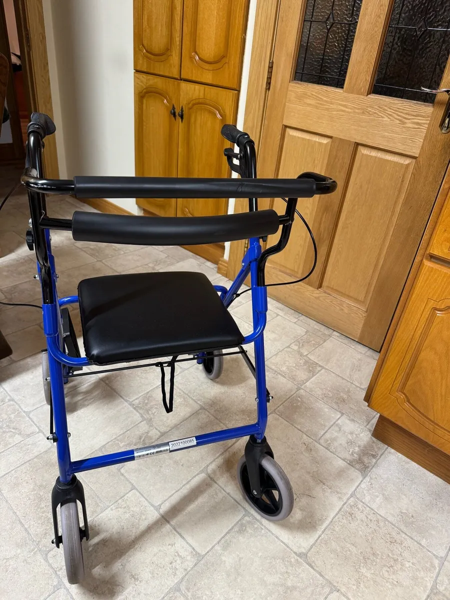 4 Wheel Steel Rollator - Image 2
