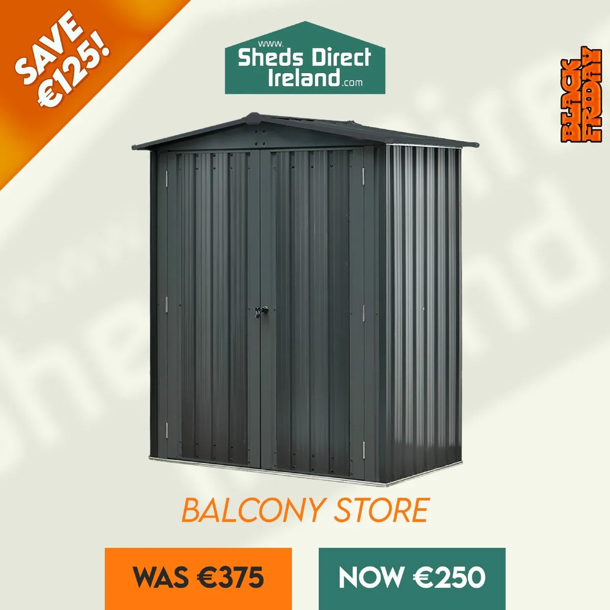 Balcony store Saving 125 euros