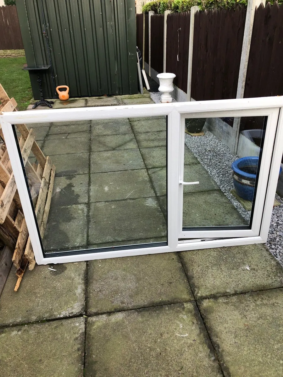 Pvc white double glazed window - Image 2