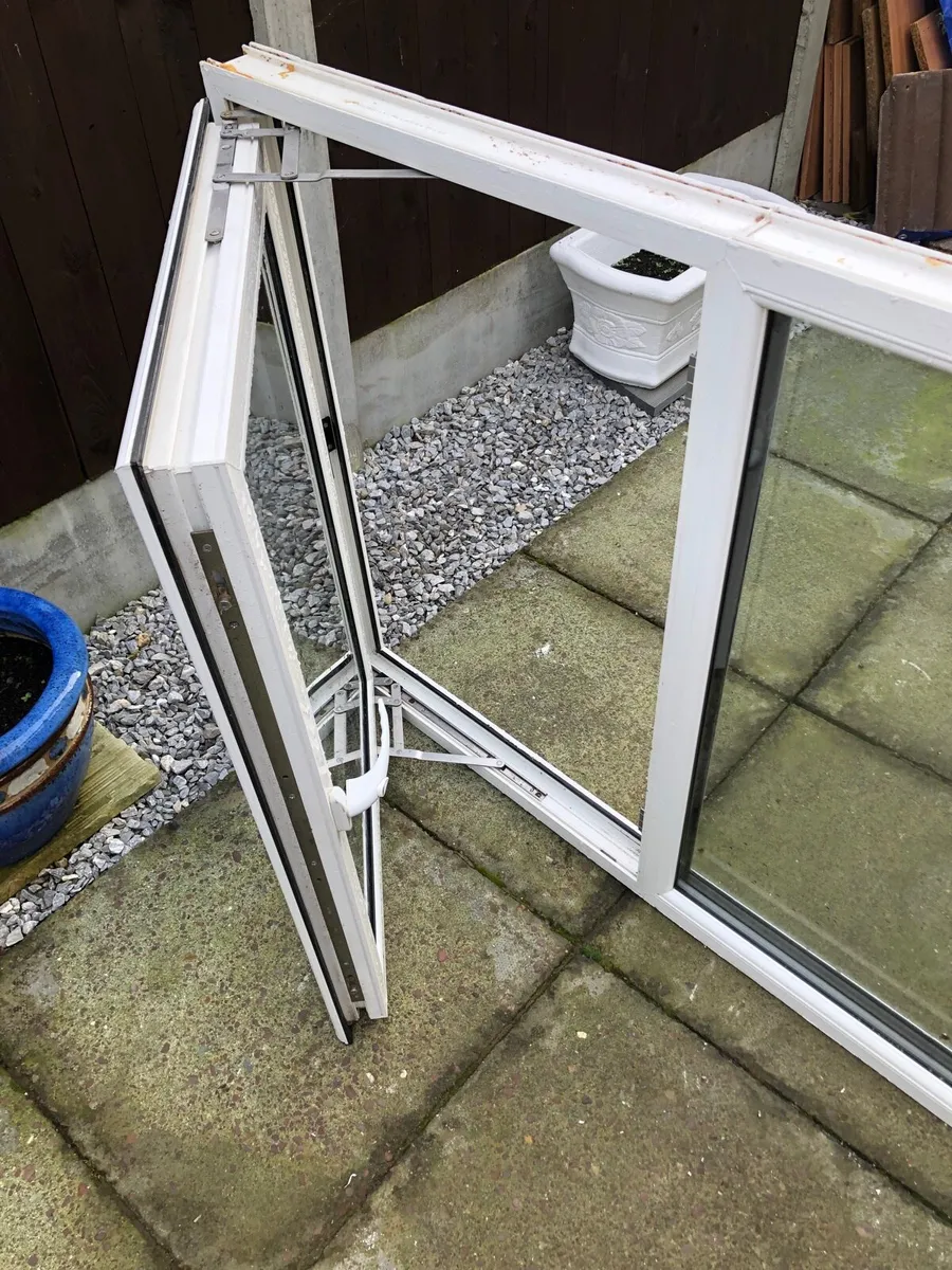 Pvc white double glazed window - Image 3