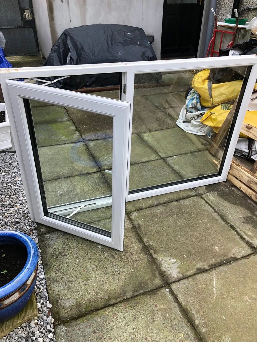 Pvc white double glazed window - Image 4