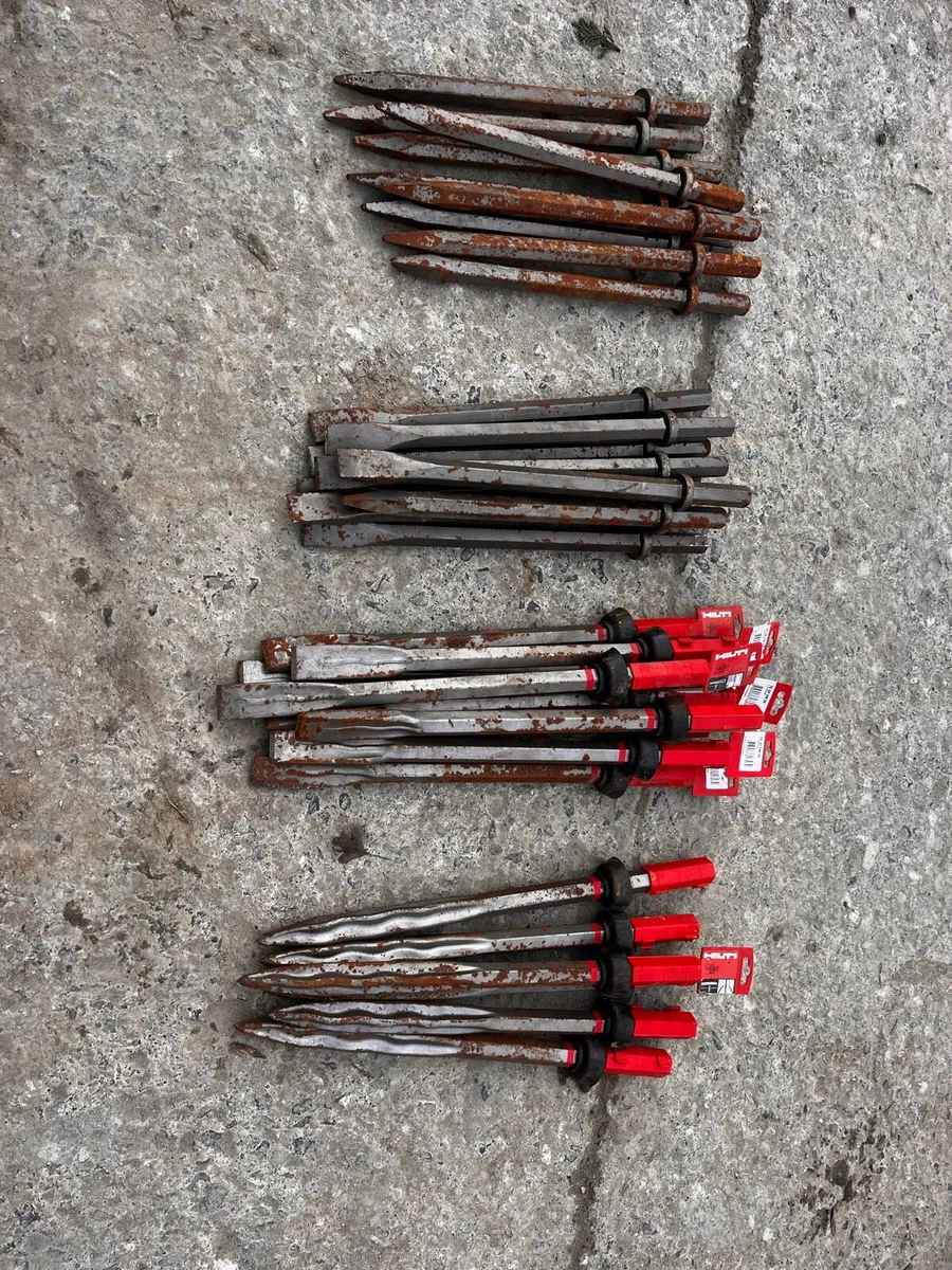 Jackhammer bits lot